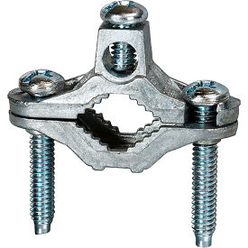 Bare Ground Clamp, Pressure Cast, Malleable, 1/2"-1, 25 Pack