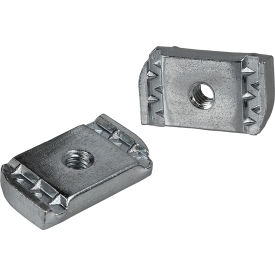 Channel Nut Without Spring, Carbon Steel, 1/4"-20, 100 Pack