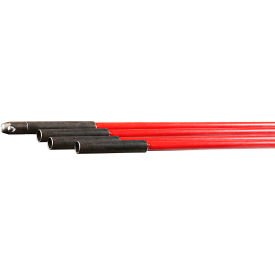 5 Fish Stick Rod w/ Eye & Hook, Fibreglass, 3/16" x 30'
