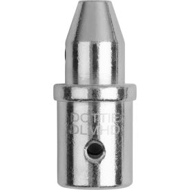 Power Bit Holder For 18'L Telescoping Pole, Carbon Steel, 1/4" Shank Width