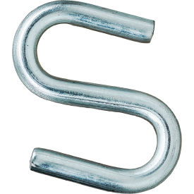 S Hook, Low Carbon Steel, 1-1/2", 100 Pack