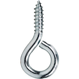 Screw Eye, Low Carbon Steel, #4, 50 Pack