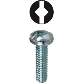 Head Machine Screw Kit, Round, Square/Slotted, #8"-32", Assorted
