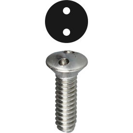 Oval Head Tamperproof Wall Plate Screw, Spanner, #6-32 x 1/2", 100 Pack