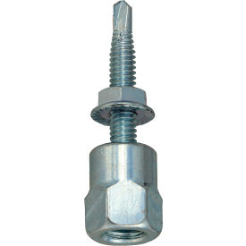 Metal Drilling Bottom Mount Rod Hanger, 3/8"-16, 100 Pack