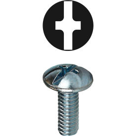 Truss Head Machine Screw Kit, Phillips/Slotted, #6-32, Assorted, 370 Pieces