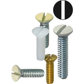 Wall Plate Screw Kit, Brass, Nylon, 12 Compartment, #6-32, Assorted, 450 Pcs
