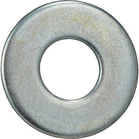 Flat Washer, USS, Carbon Steel, 0-7/16" I.D, 1" O.D, 3/8", 100 Pack
