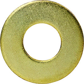 Flat Washer, Brass, 0-5/16" I.D, 0-11/16" O.D, 5/16", 100 Pack