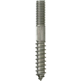 Hanger Bolt, 1/4" x 3", 100 Pack