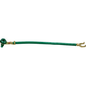 Ground Pigtail w/ Flange and Hex Head Combo Screw, Stranded Copper, 12 AWG, 8"