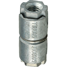 Double Expansion Anchor, Zamac Alloy, 3/8"-16, 50 Pack
