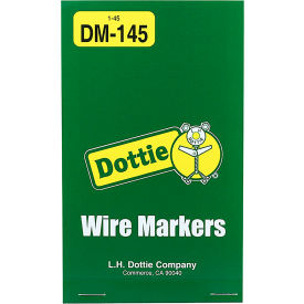 Wire Marker Booklet, Vinyl Cloth, Legend 1-45