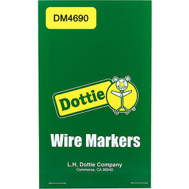 Wire Marker Booklet, Vinyl Cloth, Legend 46-90