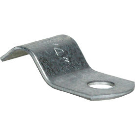 One Hole Co-Axial Strap, Carbon Steel, 20 Gauge, 1/4", 100 Pack