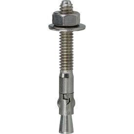 Wedge Anchor, Stainless Steel, 1/4" x 2-1/4", 100 Pack