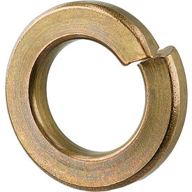 Lock Washer, Silicon Bronze, #8, 100 Pack