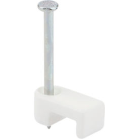 Bell Telephone and Thermostat Wire Strap, 1/4" x 1/8", White, 4000 Pack