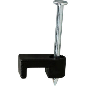 Bell Telephone and Thermostat Wire Strap, 1/4" x 1/8", UV Black, 500 Pack