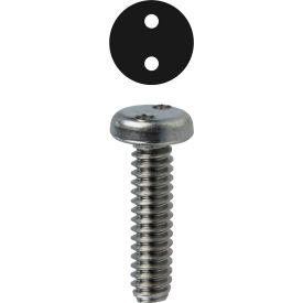 Tamper Proof Machine Screw, Spanner Pan Head, #10-24 x 3/4", 100 Pack