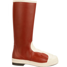 Metatarsal Knee Boots, Chevron Outsole, Steel Toe, Size 6, 16"H, Brick Red/Cream
