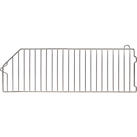 Quantum Chrome Wire Shelf Basket Divider, 24"W x 8-5/8"H
