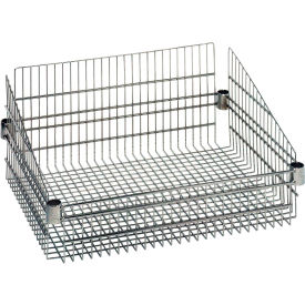 24"W x 18"D Chrome Wire Shelf Basket