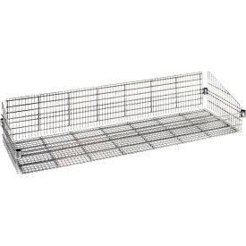 Quantum Chrome Wire Shelf Basket, 60"W x 24"D