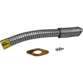 Flexible Metal Hose Replacement For Type II Safety Cans, Steel, 1" Metal Hose, Silver