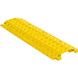 Fastlane 1-Channel Cable Protector, 4200 lb. Cap., 38-1/2" x 10-7/8" x 1-1/2", Yellow