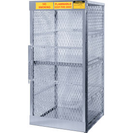 Vertical Cylinder Storage Cabinet, Single Door, 8 Cylinder Capacity, 30"W x 32"D x 65"H
