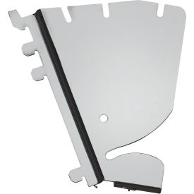 Partition Wall Hanging Bracket, Adjustable Angle, Chrome, Pack of 2