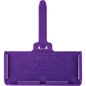 Hanging Label Tag, Fits 1-3/8" x 3" Adhesive Label, Purple, Pack of 25
