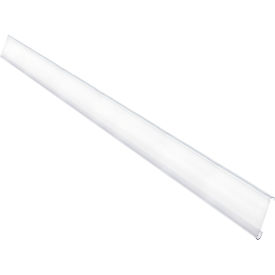 Label Holder For Stacking & Post Baskets, 20"L, Clear