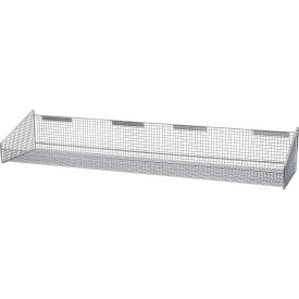 Partition Wall Hanging Basket, 11-7/8"D x 48"W x 7-1/2"H, Chrome
