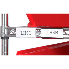 Label Holder, Fits 42"W Shelf, 39"L, Clear