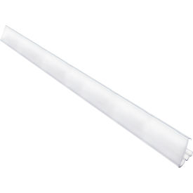 30°, 60°, or 90° Angled Label Holder, 24"L, Clear