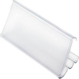 30°, 60°, or 90° Angled Label Holder, 3"L, Clear