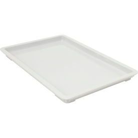 All Purpose Utility Tub Lid, Stackable, Polypropylene, 26"L x 18"W, White