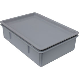 All Purpose Utility Tub, Stackable, 26"L x 18"W x 6"H, Gray, Polypropylene