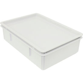 All Purpose Utility Tub, Stackable, 26"L x 18"W x 6"H, White, Polypropylene