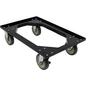 All Purpose Utility Tub Dolly, ABS, 26"W x 18"D x 7"H, Black