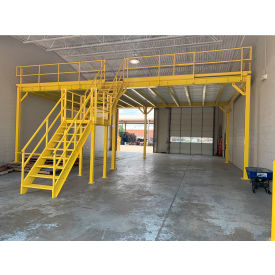 Value Engineered Mezzanine, 16'W x 21'D x 9'H Clearance