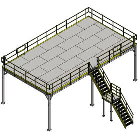 Value Engineered Mezzanine, 32'W x 31'D x 10'H Clearance