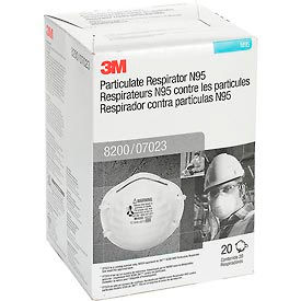 N95 Disposable Particulate Respirator, Box of 20