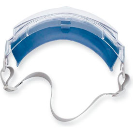 Flex Seal Safety Glasses with Anti-Fog Coating, Anti-Scratch, Clear Lens, Blue Frame