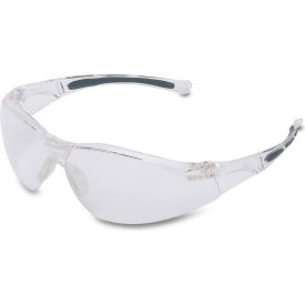 Uvex A800 Half Frame Safety Glasses, Anti-Scratch, Clear Lens & Frame