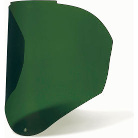 Faceshield Replacement Visor, Uncoated, Polycarbonate, Shade 3 Green