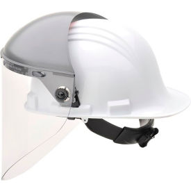 Faceshield Visor, Extended View, Uncoated, Propionate Material, Clear, Pack of 50
