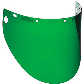 Faceshield Visor, IR/UV Shade 3, Green, Pack of 50